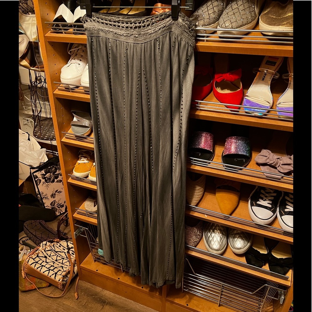 Tye Dye Grey Palazzo Pants